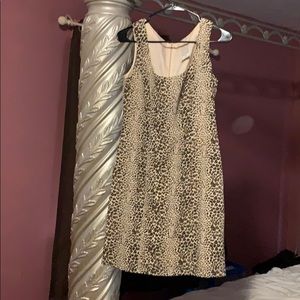 Leopard print dress